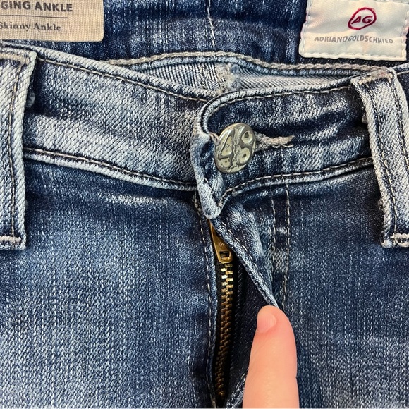 AG Adriano Goldschmied 25R The Legging Ankle Super Skinny REV1389-18Y Blue Jeans - Picture 8 of 12